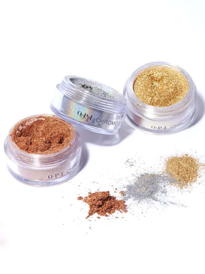 Tampilan kuku yang lebih cantik dengan bubuk Chrome Effect