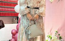 Outfit Vien Tasman Pakai Hijab, Ibu Rachel Vennya yang Fashionable