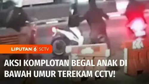 VIDEO: Miris! Anak di Bawah Umur Jadi Komplotan Begal di Surabaya