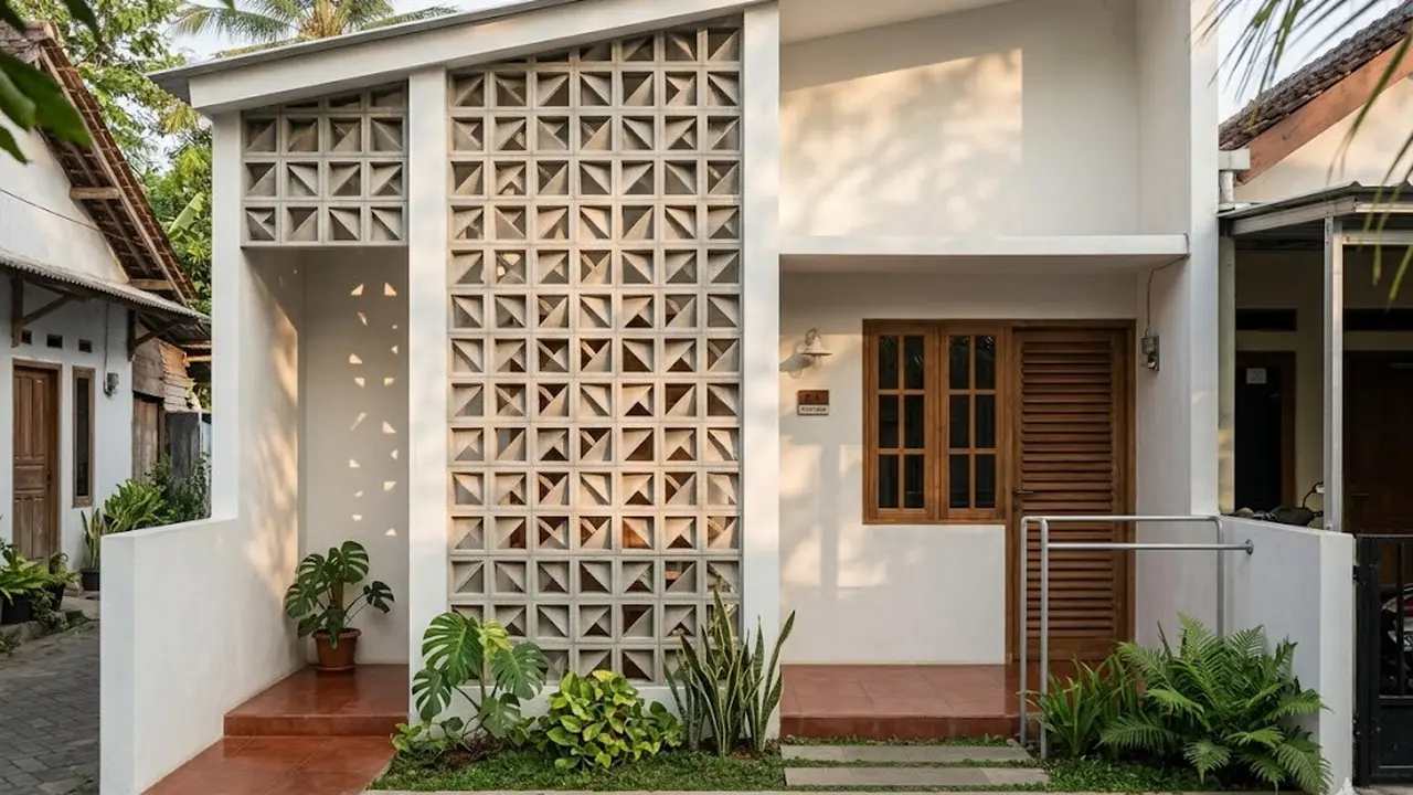 Kombinasi Warna Cat dan Roster Agar Rumah Lebih Adem