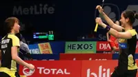 Tim bulutangkis Malaysia mengaku senang berjumpa Indonesia dibanding Thailand pada semifinal nomor beregu putri SEA Games 2017. (BWF Super Series)