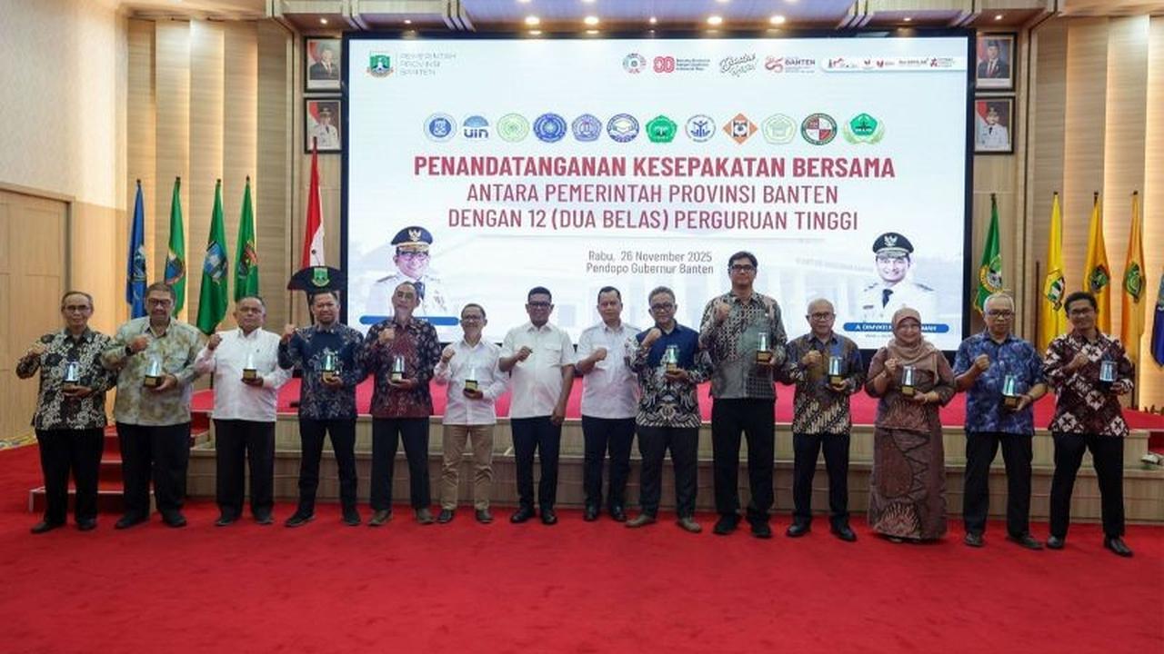 Percepat Pembangunan Daerah, Pemprov Banten Gandeng 12 Kampus dalam Kolaborasi Strategis