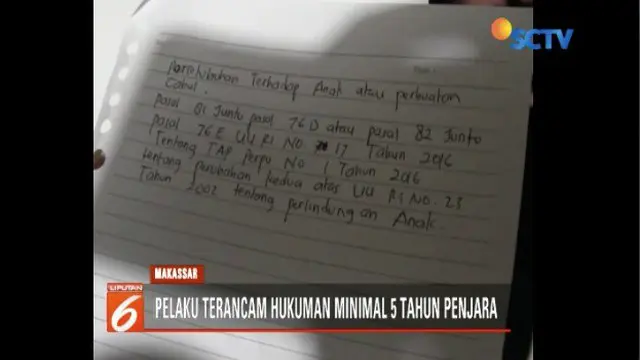 Pelaku Pencabulan Bocah Perempuan Korban Bencana Sulteng Dibekuk