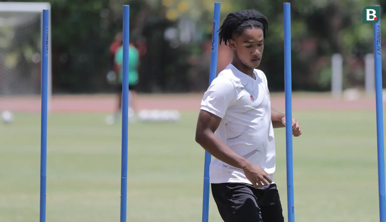Ronaldo Kwateh pun dalam keadaan sehat dan siap tempur untuk melawan Timnas Vietnam U-20. (Bola.com/Ikhwan Yanuar)