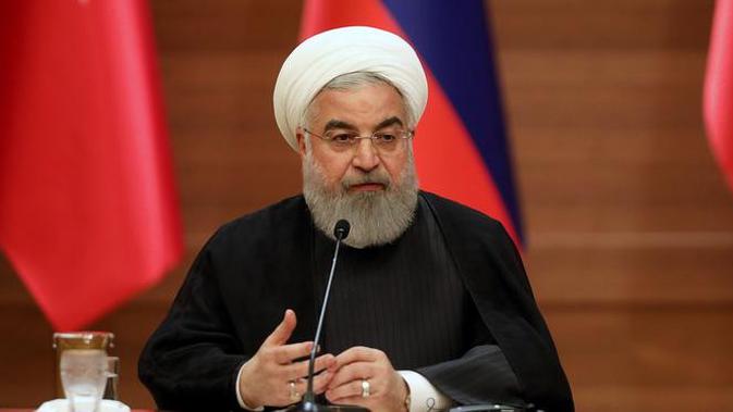 Presiden Iran Hassan Rouhani. (AFP PHOTO/ADEM ALTAN)