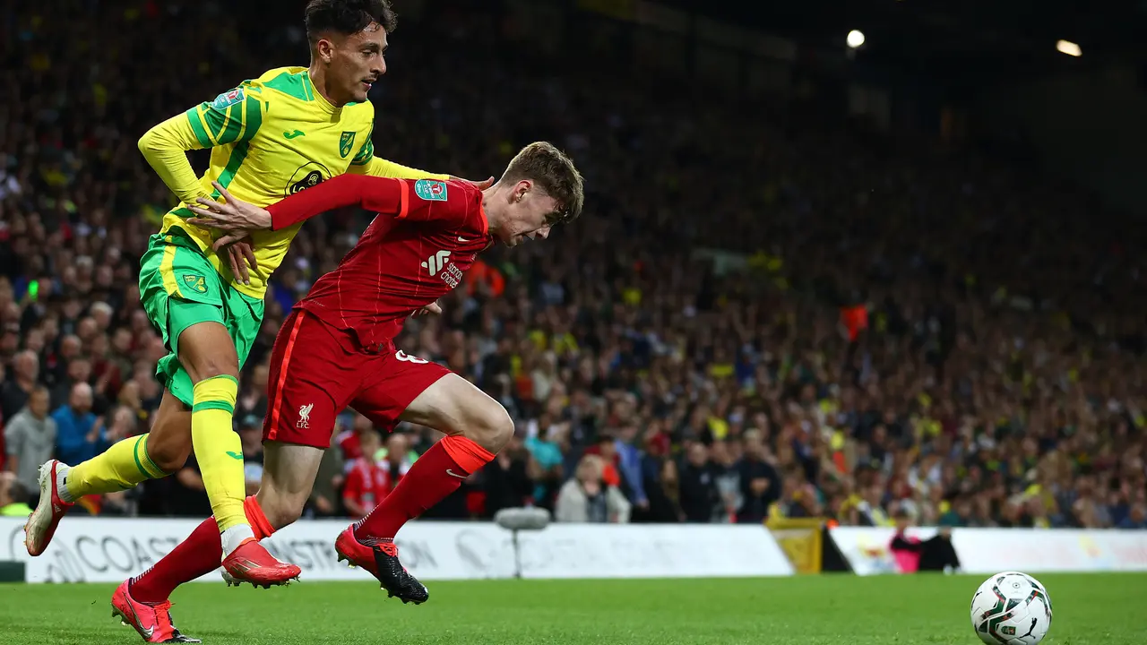 Piala Liga Inggris Norwich City vs Liverpool