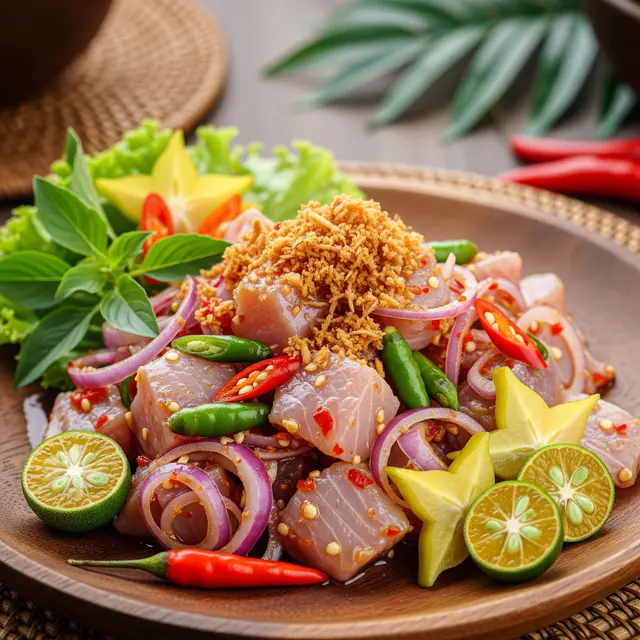 Resep Gohu Ikan Cakalang Ternate