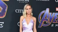 Brie Larson saat world premiere Avengers: Endgame di Los Angeles, Amerika(VALERIE MACON / AFP)