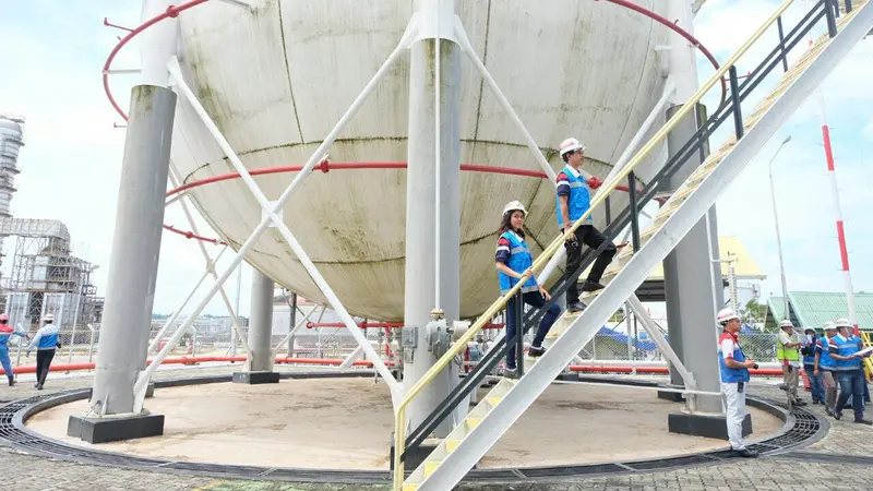 Finalis CJA Melihat Langsung Aktivitas di Terminal Bahan Bakar Minyak (TBBM) dan Depot LPG Pertamina