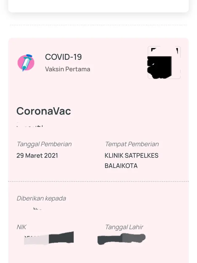 Langkah-Langkah Cara melihat Sertifikat Vaksin di Aplikasi Satu Sehat
