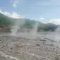 Kawah Nirwana Gunung Suoh di Lampung Barat erupsi. (dok. BNPB)