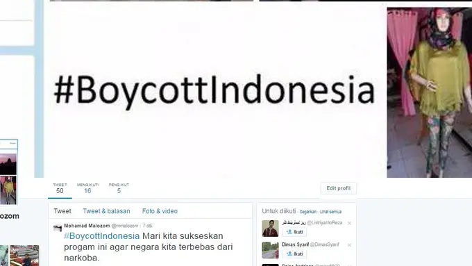 #BoycottIndonesia