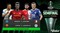 Link Live Streaming Semifinal Leg Kedua UEFA Conference League 2021/2022 di Vidio, Jumat 6 Mei 2022. (Sumber : dok. vidio.com)