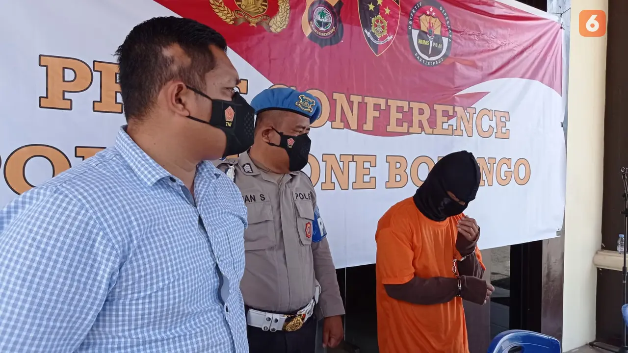 Pelaku YS, yang diduga kuat melakukan pencabulan terhadap belasan anak di Gorontalo (Arfandi Ibrahim/Liputan6.com)