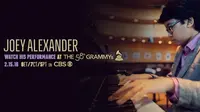 Joey Alexander akan tampil di malam puncak Grammy Awards 2016. (foto: motema music)