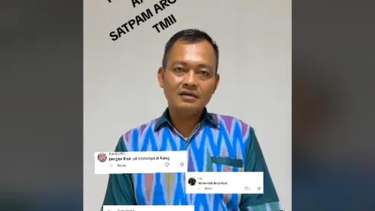Sementara itu, Humas TMII Novera Mayang Sari menyampaikan aksi bentak dari satpam itu adalah bagian dari penertiban PKL tidak resmi.