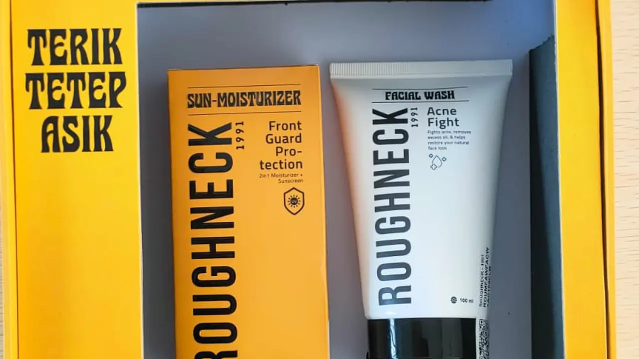 Facial Wash dan Sun Moisturizer Roughneck 1991