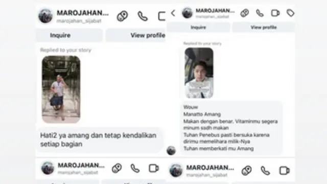 Potret Ayah Jerome ketika Masih Sehat dan Aktif (Instagram jeromepolin)