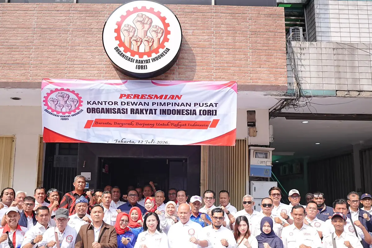 Organisasi Rakyat Indonesia (ORI) meresmikan Kantor Dewan Pimpinan Pusat (DPP) di kawasan Fatmawati, Jakarta Selatan, Jumat (17/6) (Istimewa)