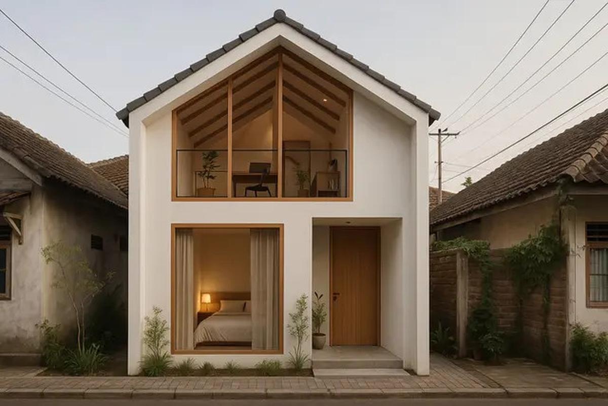 8 Rumah Tipe Minimalis Modern 1 Kamar Tidur di Perkotaan, Kecil Tapi Nyaman