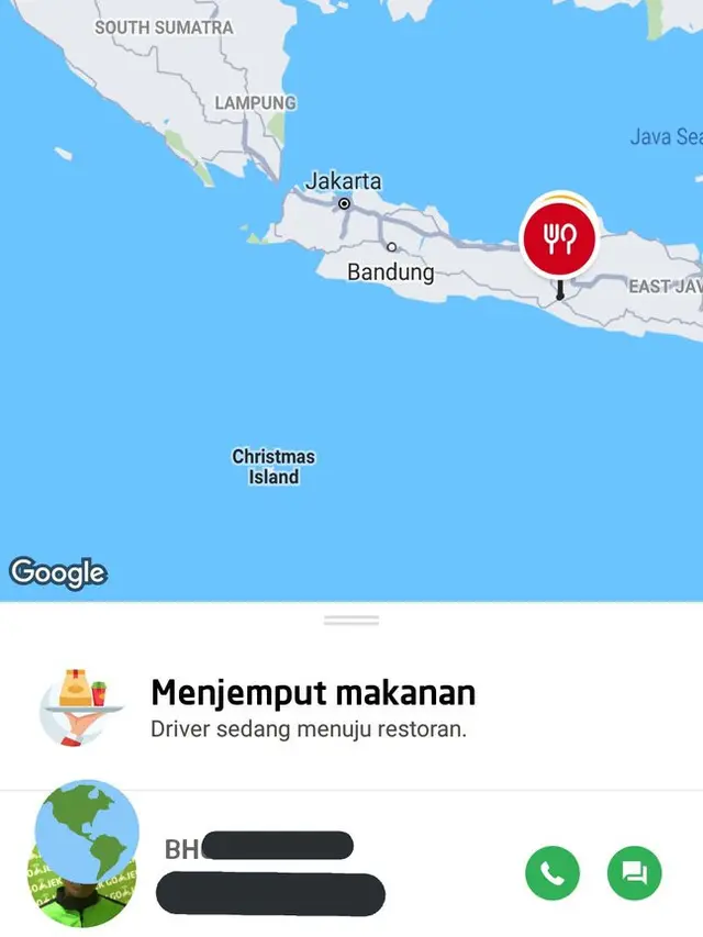 orderan beda pulau