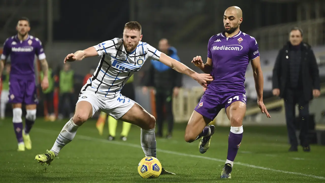 Liga Italia Fiorentina vs Inter Milan