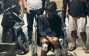 Pelaku begal berhasil ditangkap usai mendapat hadiah timah panas di kaki. (Liputan6.com/ Dok Ist)