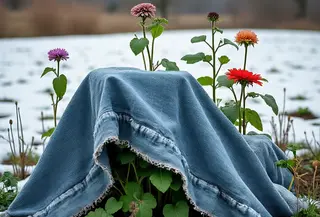 Ilustrasi sulap baju bekas jadi amunisi serba guna di kebun. ©Foto: MetaAI