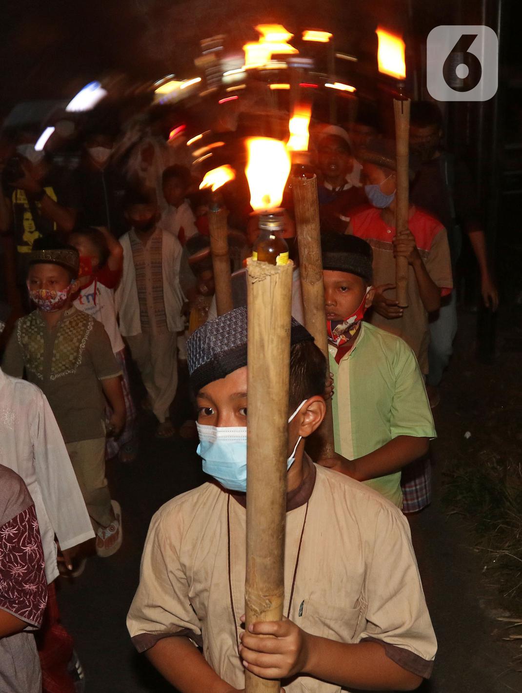 FOTO: Pawai Obor Sambut Peringatan Tahun Baru Islam