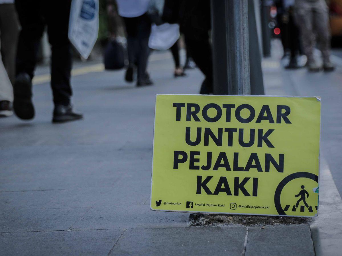 Diprotes Koalisi Pejalan Kaki