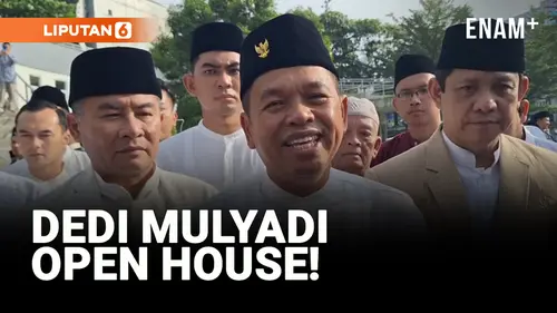  Dedi Mulyadi Sumringah Bisa Sholat Idul Fitri di Lapangan Gasibu