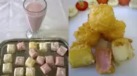 Kini, milkshake tidak hanya bisa diminum, namun juga dimakan.