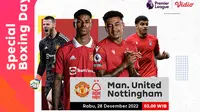 Link Live Streaming Liga Inggris : Manchester United Vs Nottingham Forest di Vidio Malam Ini. (Sumber : dok. vidio.com)