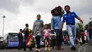 Terminal bus antarkota Pulogadung, Jakarta Timur masih sepi pemudik Lebaran pada tujuh hari sebelum lebaran (H-7), Jakarta, Senin (21/07/2014) (Liputan6.com/Faizal Fanani)