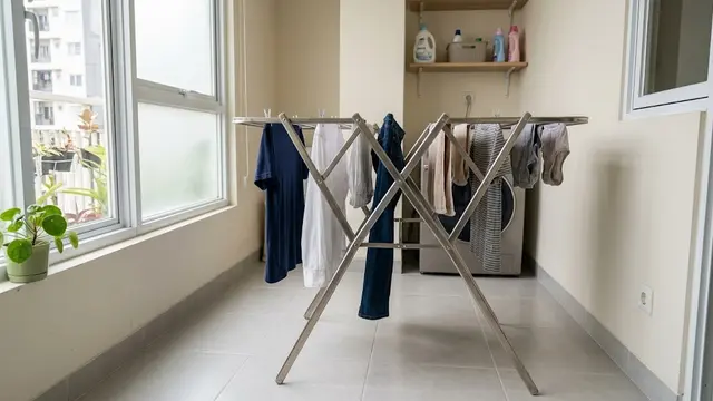 Model Jemuran untuk Rumah Tanpa Halaman