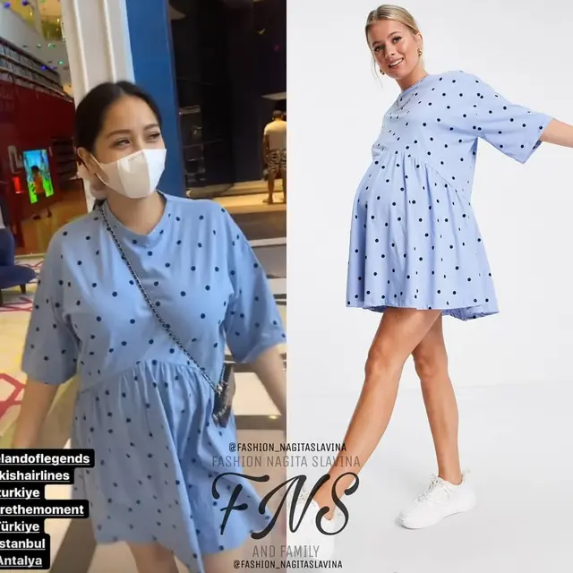 Outfit Nagita Slavina dengan harga di bawah Rp500.000