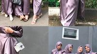 Dress ungu memang sangat versatile dan cocok untuk berbagai kesempatan, dari yang kasual sampai formal.  (Pinterest)