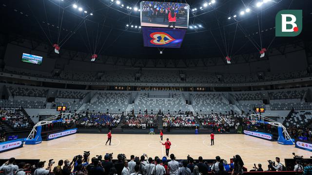Foto: Detik-Detik Presiden Jokowi Resmikan Indonesia Area, Siap Jadi Venue Piala Dunia Basket 2023