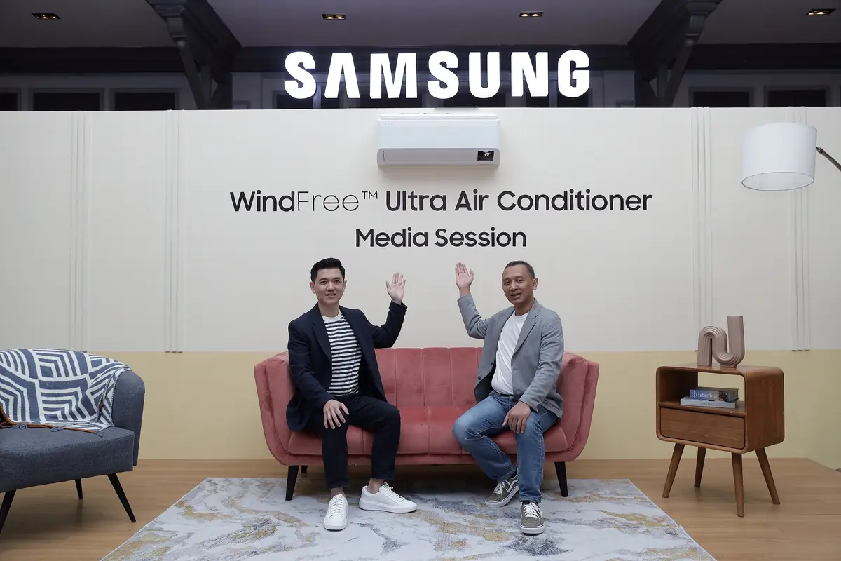 Donny Libra &  Hendy Budihartono Saat Acara Launching Samsung AC WindFree™ Ultra