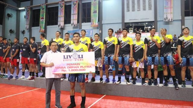 Ketua Umum PP PBVSI, Imam Soedjarwo memuji penyelenggaraan Liga voli (Livoli) Divisi Utama 2019 (Istimewa)