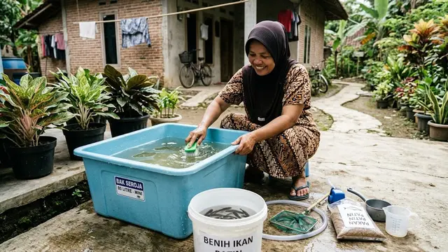 Ide Budidaya Ikan Patin di Bak Fiber Mini untuk Belakang Rumah Subsidi
