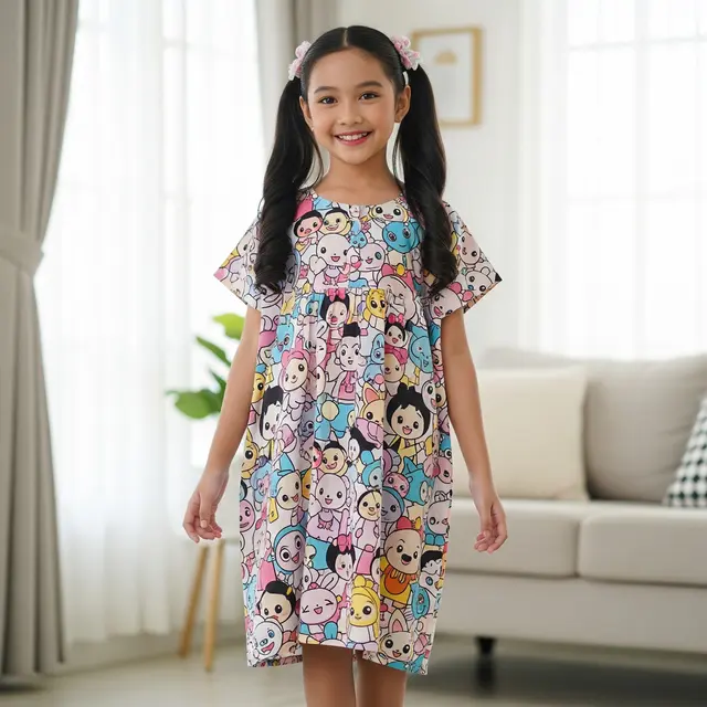 Model Daster Anak Perempuan yang Nyaman