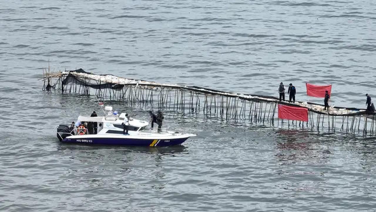 Pagar Laut di Tangerang Resmi Dibongkar Hari Ini, Warga Sambut Gembira