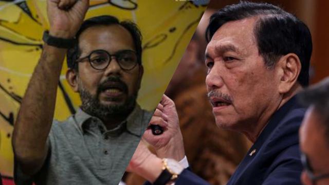 Haris Azhar dan Luhut Binsar Panjaitan