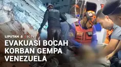 Bocah 3 Tahun Selamat Setelah 6 Hari Tertimbun Reruntuhan Gempa Venezuela