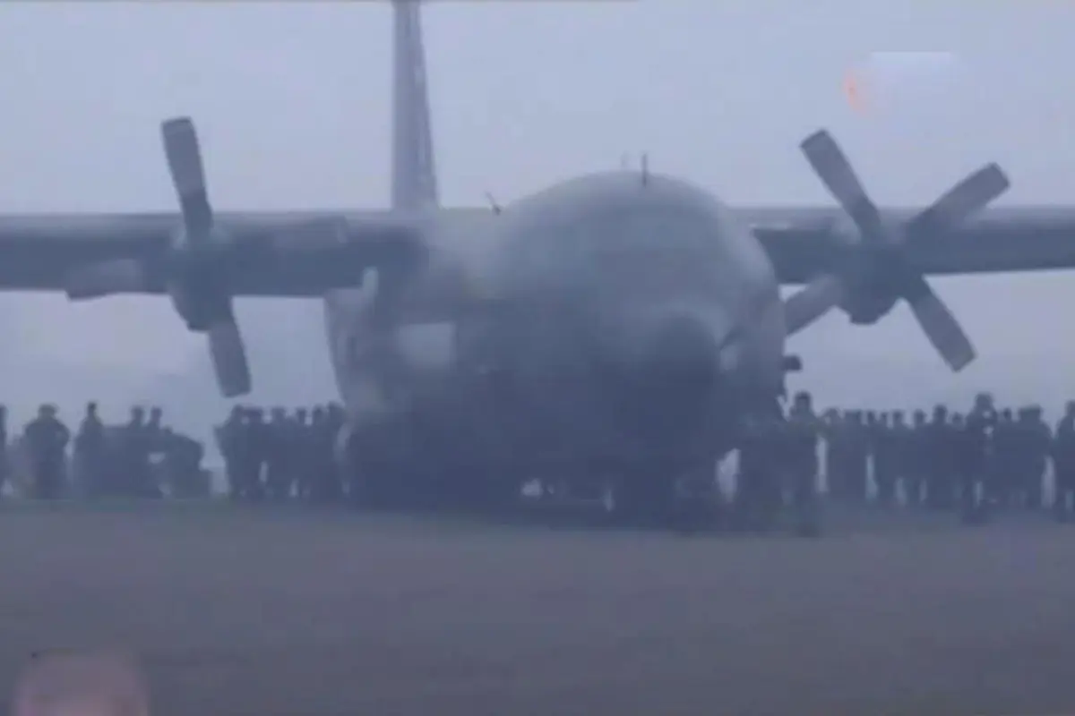 3 Pesawat Hercules Nekat Mendarat di Tengah Kabut Asap Jambi