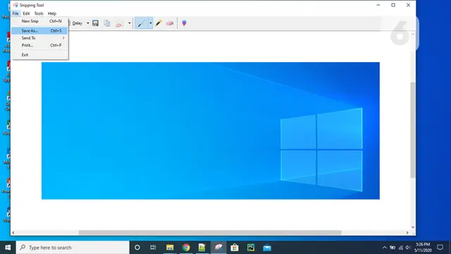 Cara Screenshot di PC Pakai Snipping Tools