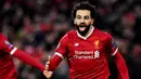 1. Mohamed Salah (Liverpool) - 29 Gol (1 Penalti). (AFP/Anthony Devlin)