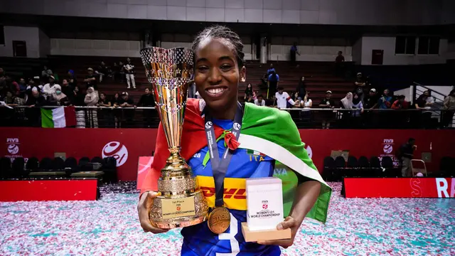 Merit Adigwe - Timnas Voli Putri Italia U-21 - Kejuaraan Dunia Voli Putri U-21 2025 - Bola Voli