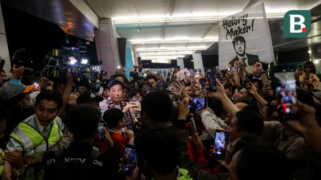 Foto: Pulang ke Korea Selatan, Shin Tae-yong Dilepas dengan Meriah oleh Masyarakat dan Suporter Indonesia
